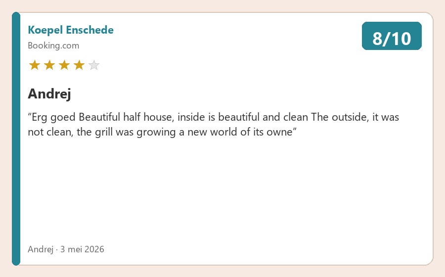 Review van Andrej via Booking.com